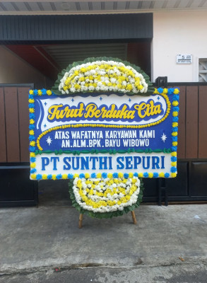 Papan Bunga Duka di Tanjung Selor